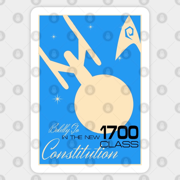 Retro Constitution Class Sticker by PopCultureShirts